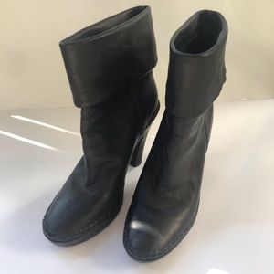 Nike Air g series black leather boots